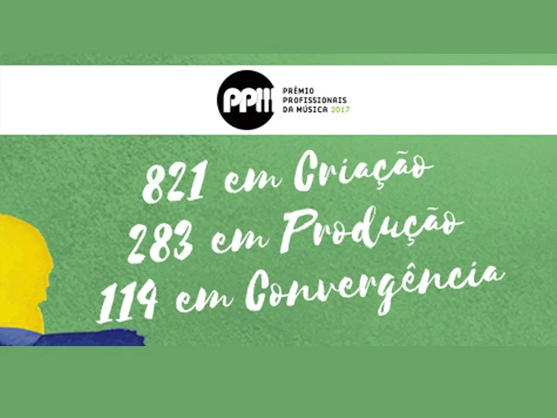 Saiu o relatório das inscrições do Prêmio Profissionais da Música 2017