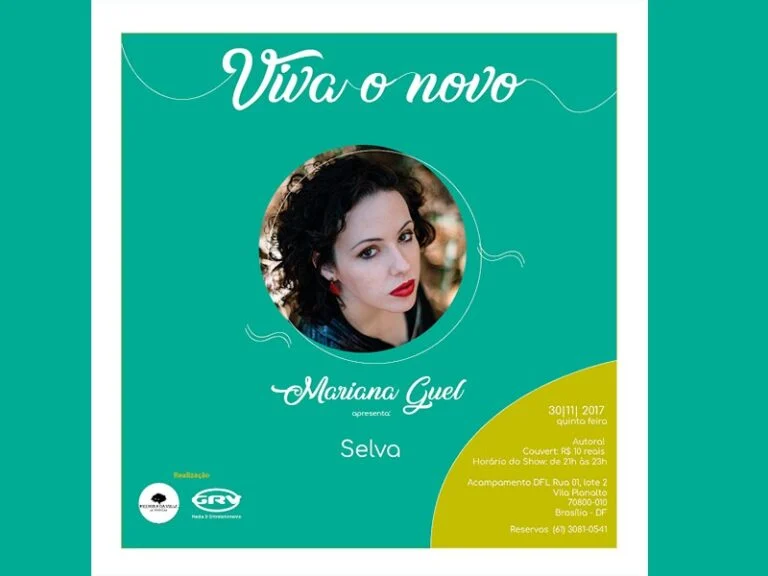 Mariana Guel estréia o projeto Viva o Novo.