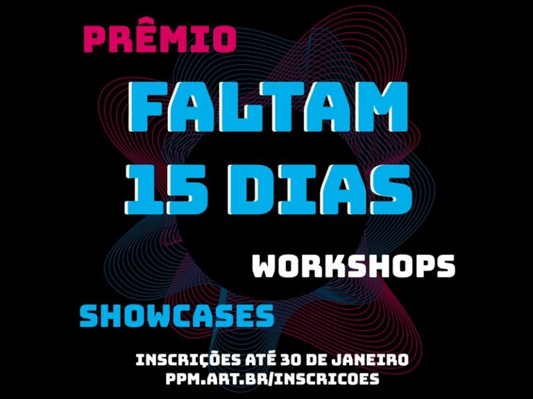 Faltam 15 dias para o término de todas as inscrições do PPM 2019