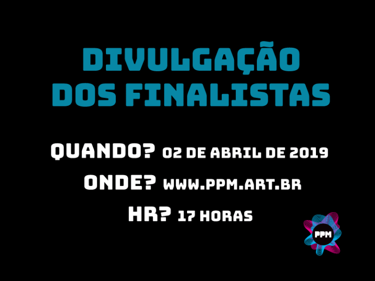 DIVULGAÇÃO DOS FINALISTAS