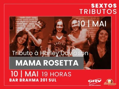 Tributo à Harley Davidson no Bar Brahma