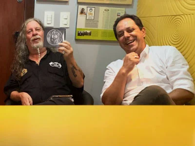 Rolando Castello Jr na Live da Hora Youtube GRV