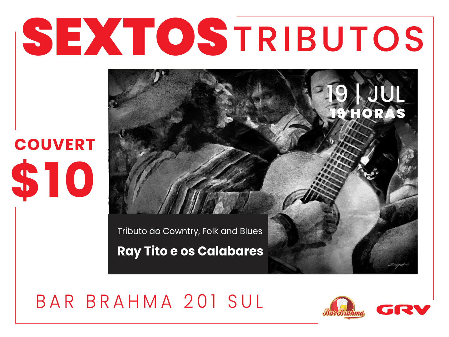 Ray Tito e os Calabares no 1º ano de Sextos Tributos