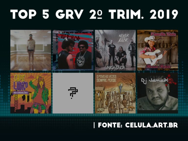 Top 5 GRV em todas as plataformas digitais