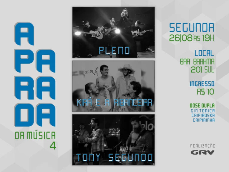 Vem aí a 4ª edição da Parada da Música