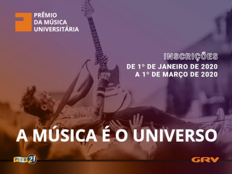 Abertura das inscrições do Prêmio da Música Universitária