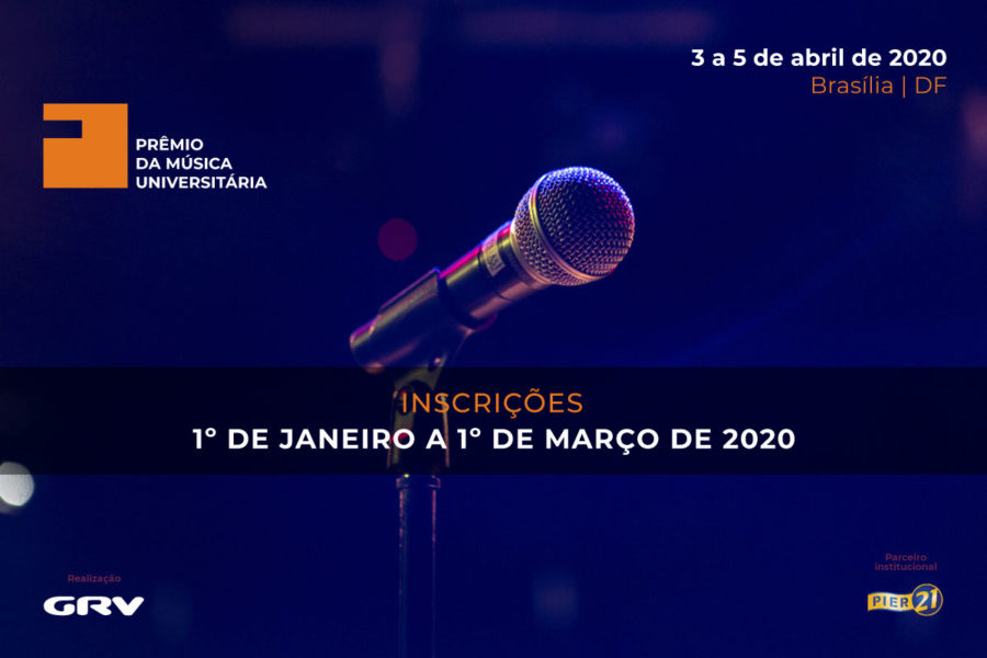 Abertura das inscrições do Prêmio da Música Universitária