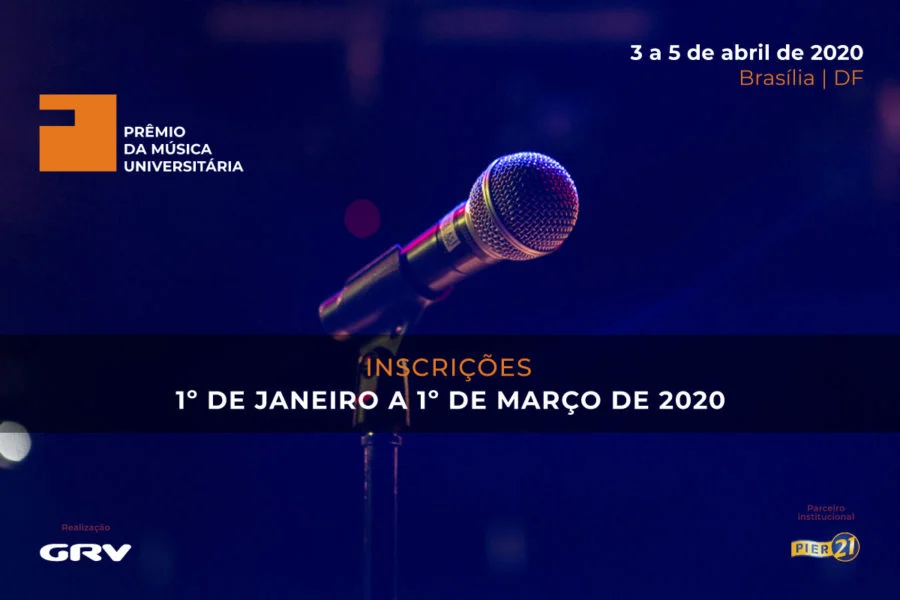Abertura das inscrições do Prêmio da Música Universitária