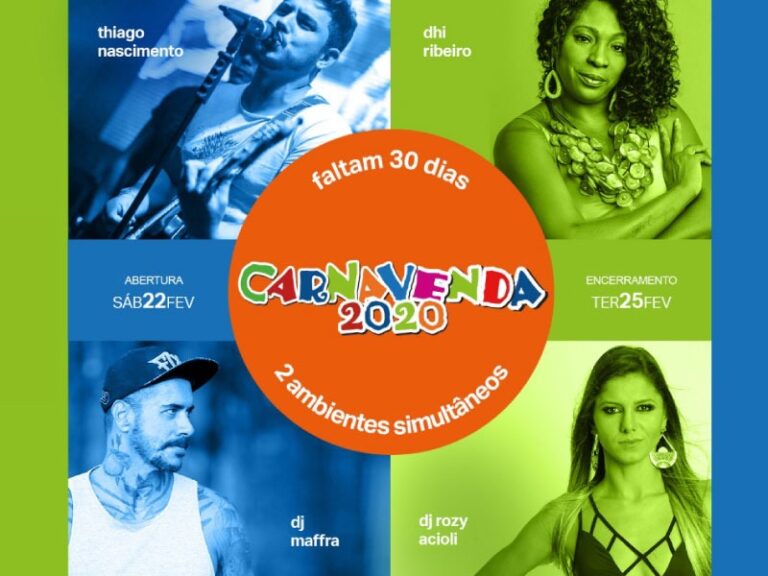 30 dias para o Carnavenda 2020