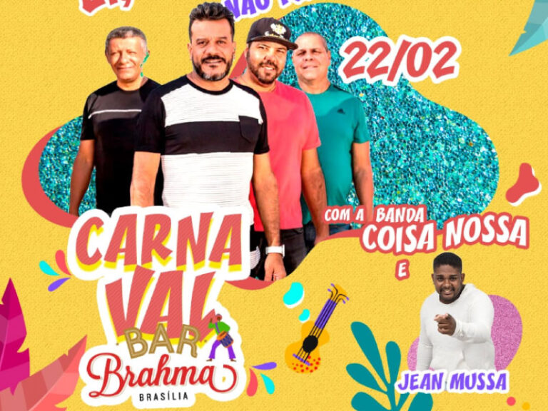 O carnaval do Bar Brahma 2020 vem aí