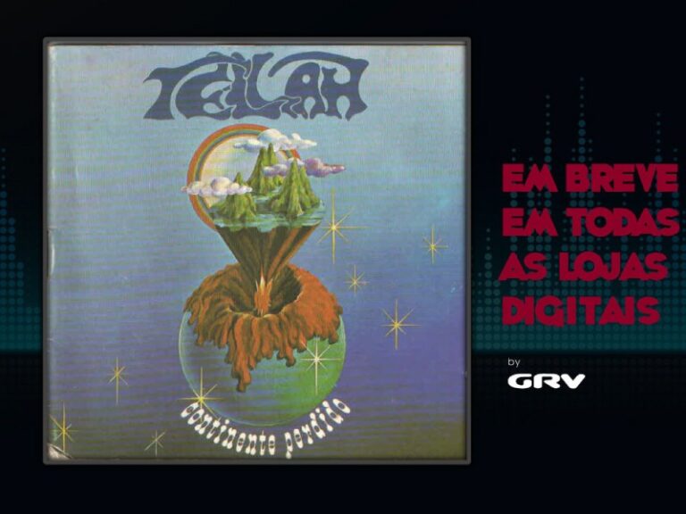 O LP Continente Perdido da banda Tellah em 200 lojas digitais