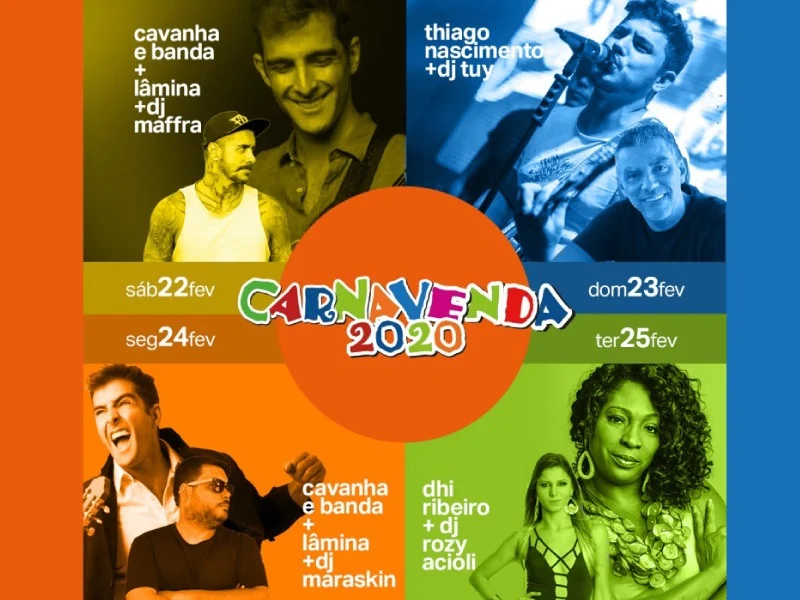 Toda programação do Carnavenda 2020 no ar