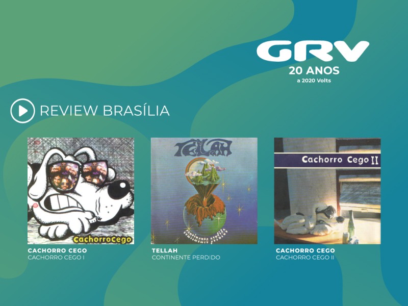 Tellah e Cachorro Cego na série “review Brasília” de fevereiro de 2020