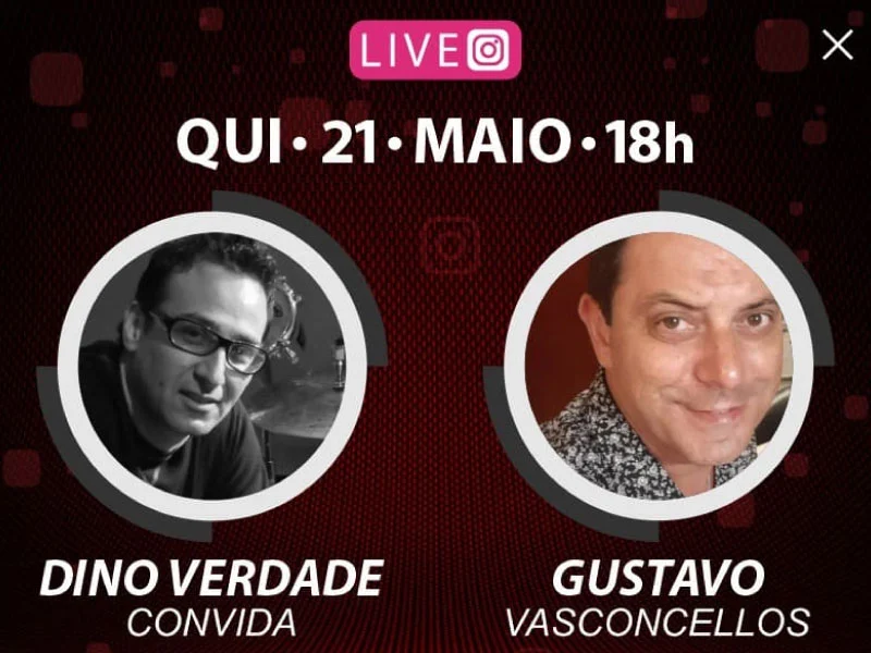 Logo mais às 18h, tem Dino Verdade e GRV na live do Bateras Beat