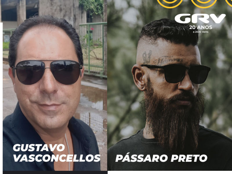 Pássaro Preto na live da GRV desta sexta, 20h
