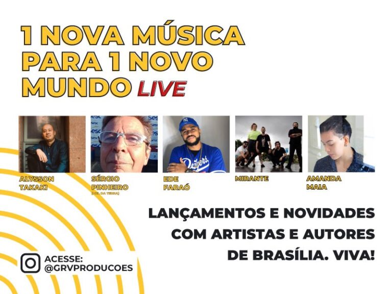 Confira as lives da GRV do mês de junho