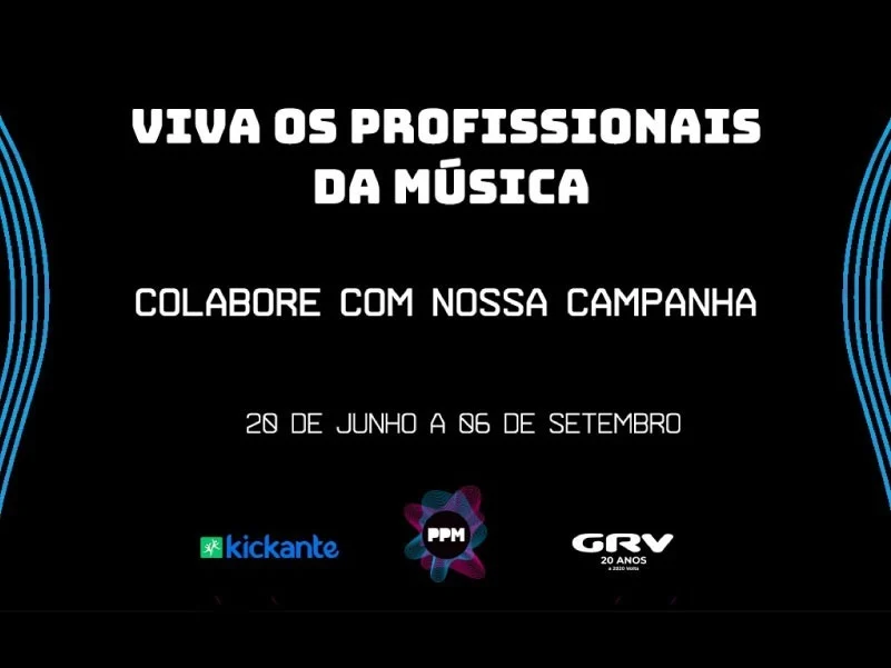 Colabore com a campanha Viva os Profissionais da Música