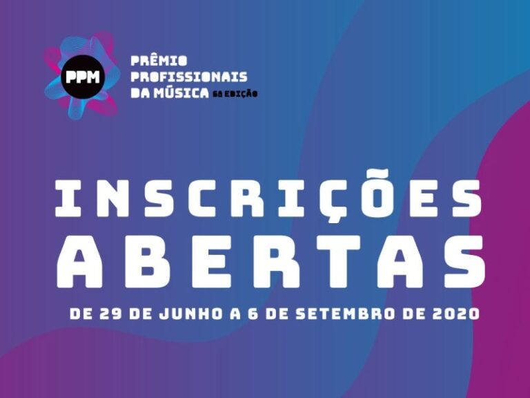 Abertas as inscrições do Prêmio Profissionais da Música