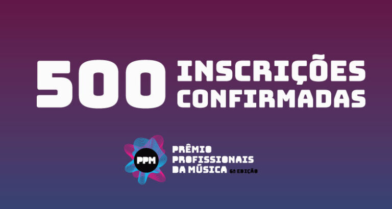 500 inscrições confirmadas na 6ª edição do Prêmio Profissionais da Música
