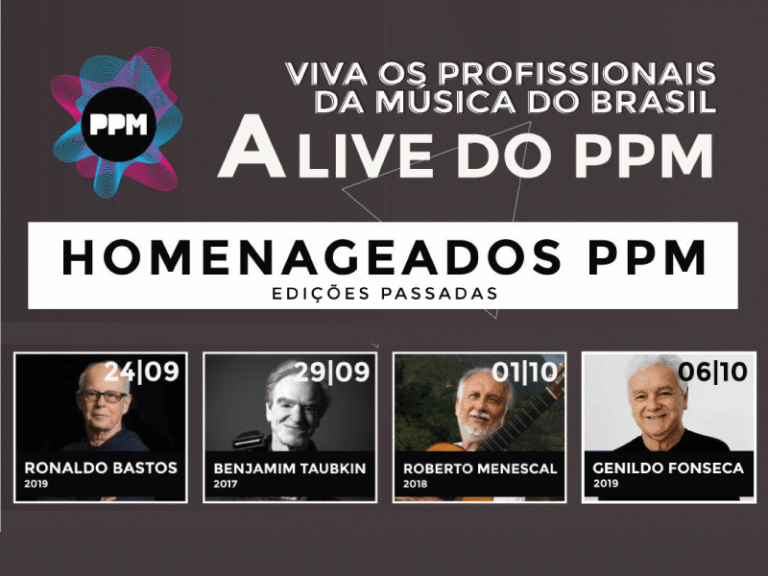 O grande músico brasileiro Benjamim Taubkin, na live do PPM