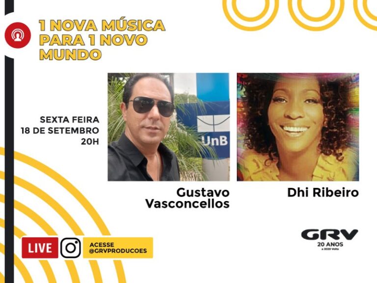 Dhi Ribeiro na live da GRV: do Leme à Libertação. Viva