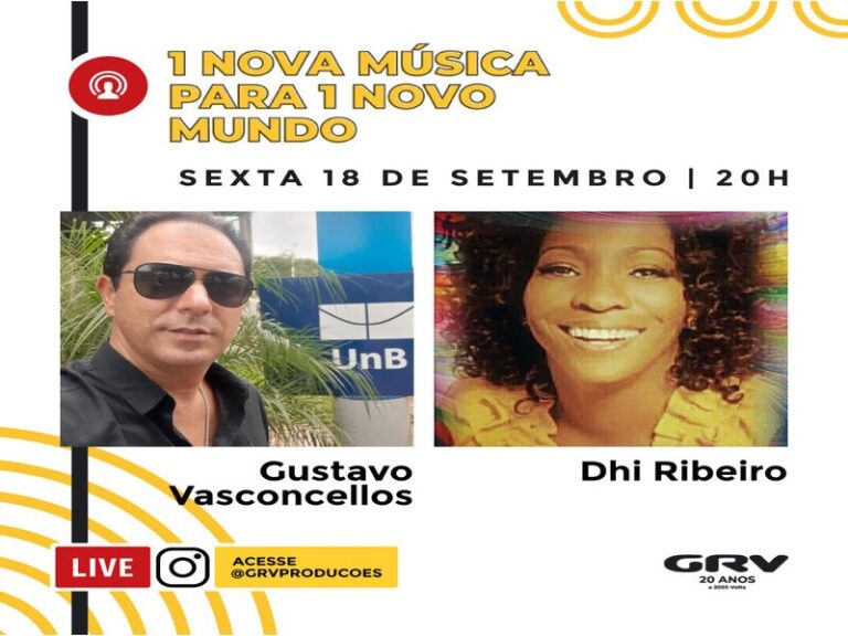 Dhi Ribeiro na live da GRV: do Leme à Libertação. Viva