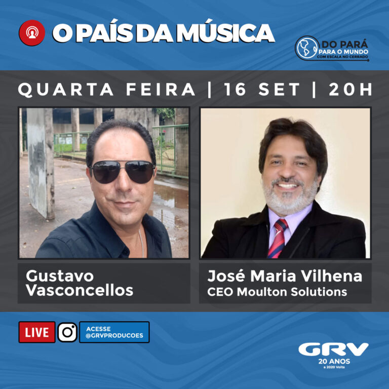 Do Pará para o mundo com escala no cerrado, José Maria Vilhena na live da GRV