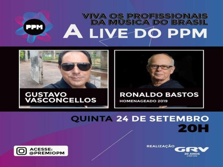 Ronaldo Bastos na live do PPM