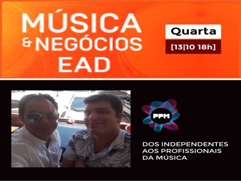 Dos Independentes aos Profissionais da Música, hoje [14|10] no curso Música e Negócios, edição 17, PUC-RJ