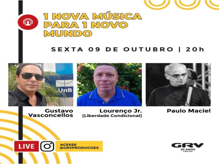 2 dinossauros da música de Brasília na live da GRV.