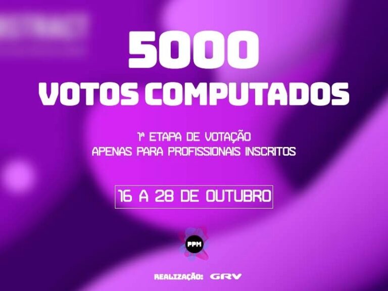 Faltando 5 dias para o término da 1ª etapa de votação, quase 5000 votos computados