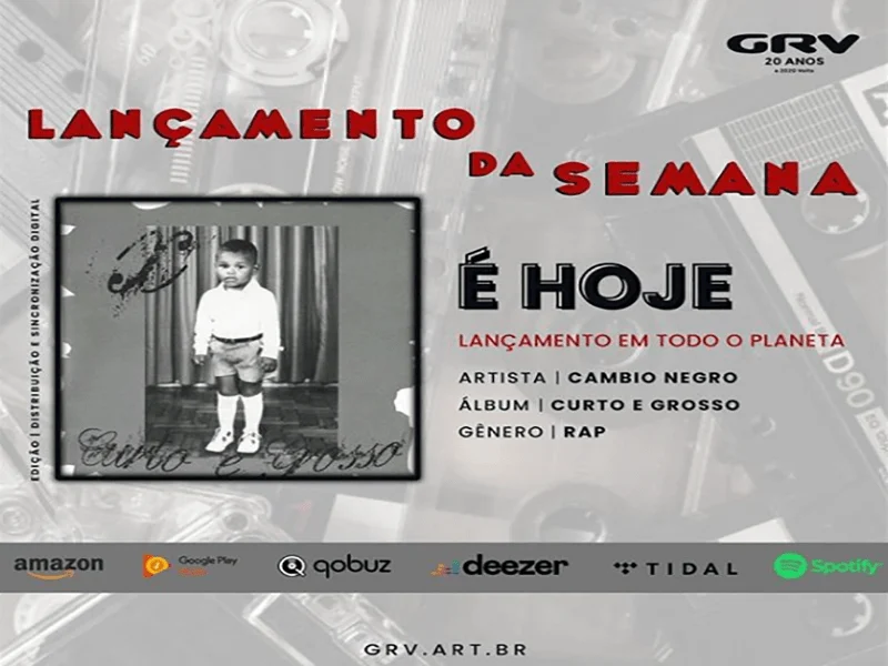Câmbio Negro lança o álbum Curto e Grosso