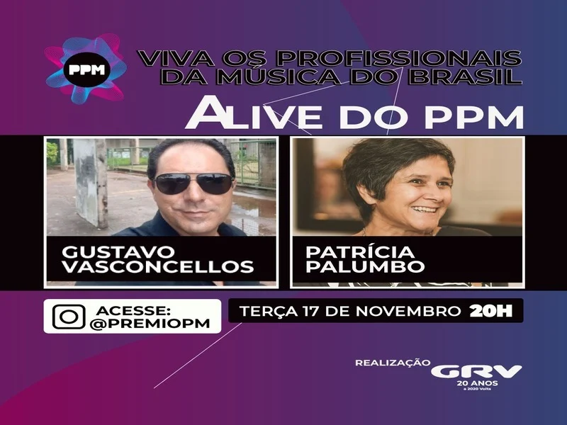 Patrícia Palumbo na live do PPM