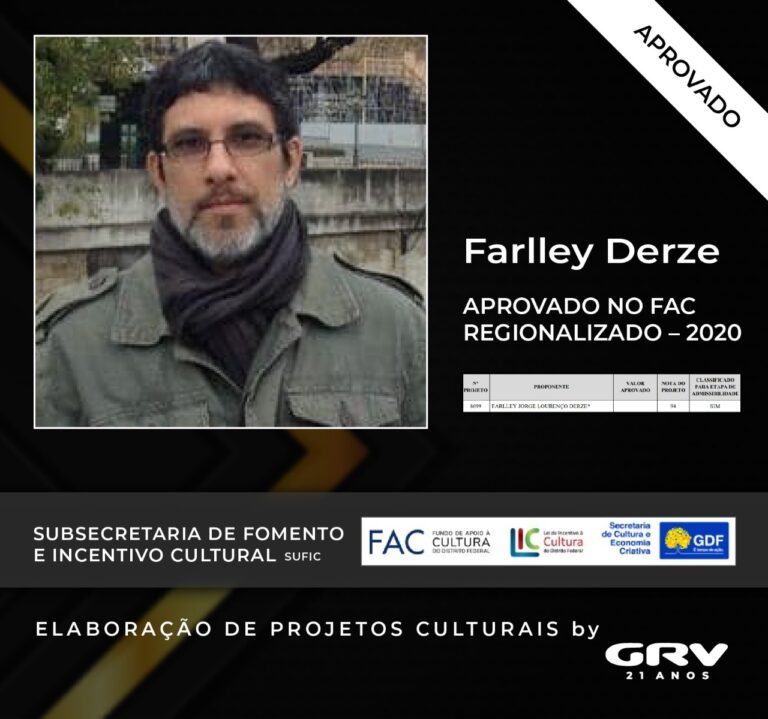 A GRV elaborou e Farlley Derze levou o FAC Regionalizado