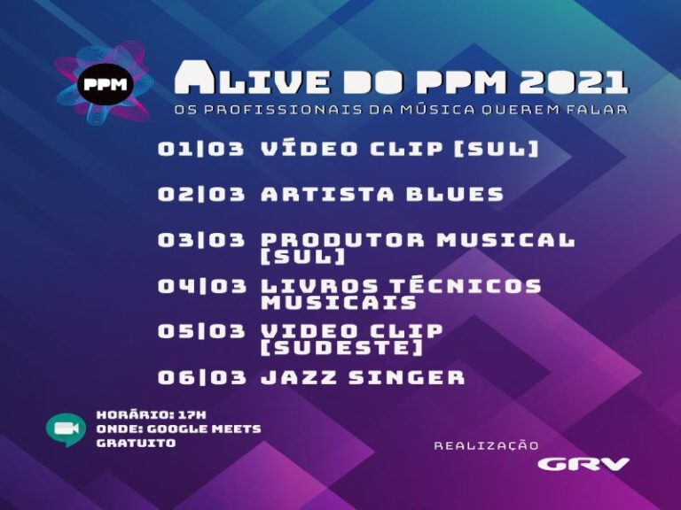 Hoje [1|3], reestreiam as lives do PPM