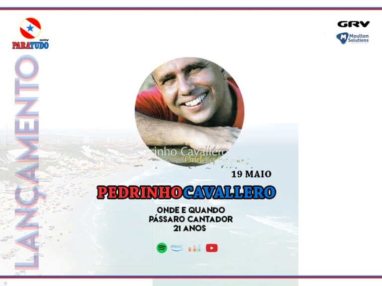 Pedrinho Cavallero [PA]  é o 7º lançamento da campanha ParaTudo