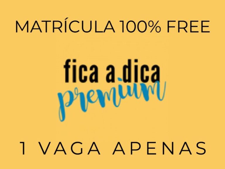 Concorra a matrícula free no novo curso do Nelson Farias