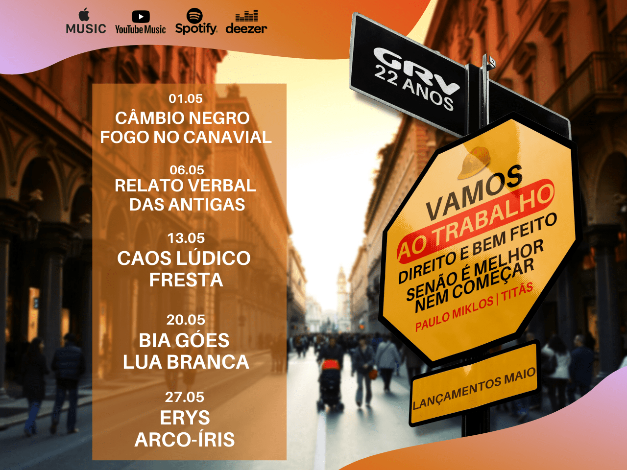 “Vamos ao trabalho, mas senão for para fazer direito e bem feito é melhor não me chamar” Paulo Miklos