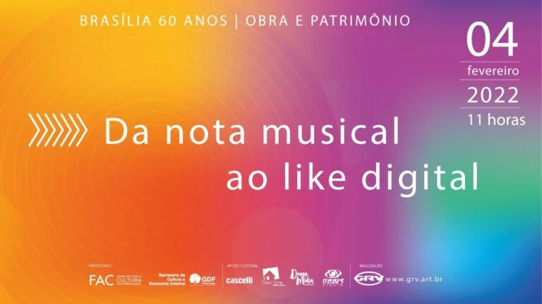 Muito obrigado à todos os participantes da 1ª edição do ciclo de palestras digital “da nota musical ao like digital”