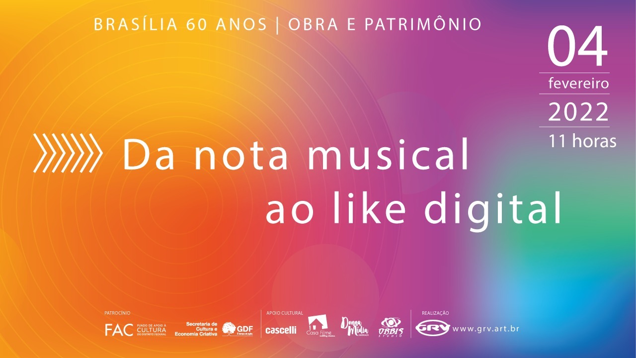 Muito obrigado à todos os participantes da 1ª edição do ciclo de palestras digital “da nota musical ao like digital”