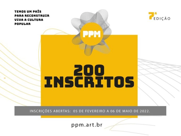 Em 15 dias, 200 inscrições validadas para a 7ª edição do Prêmio Profissionais da Música