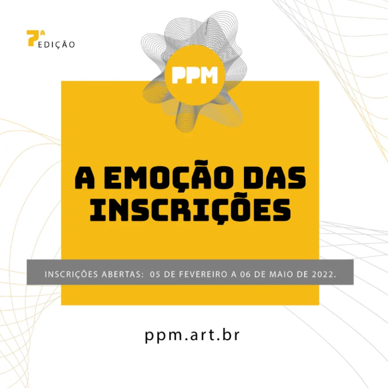 Tá no ar o boletim com os dados, análises e curiosidades das inscrições da 7ª edição do PPM