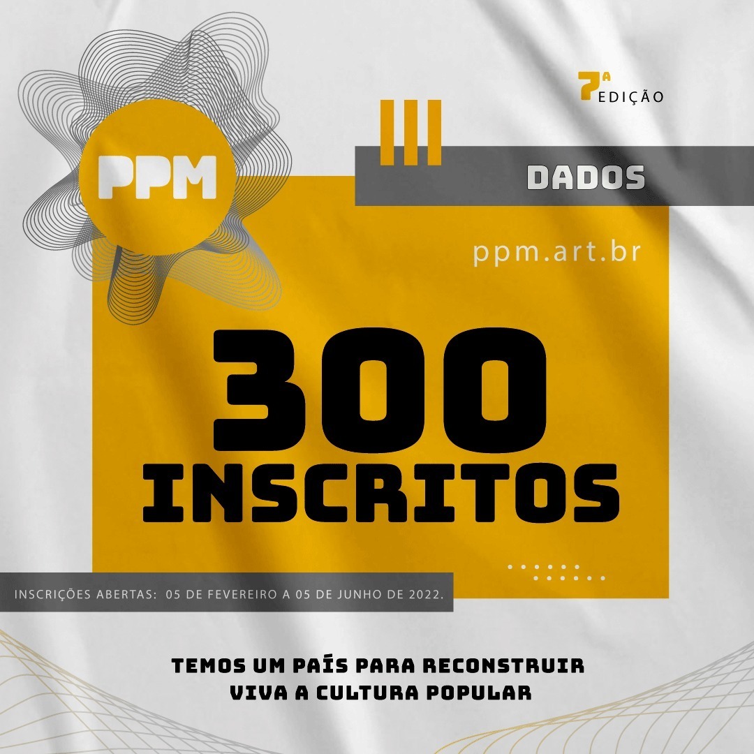 50 novas inscrições na 7ª edição do Prêmio Profissionais da Música em 24 horas