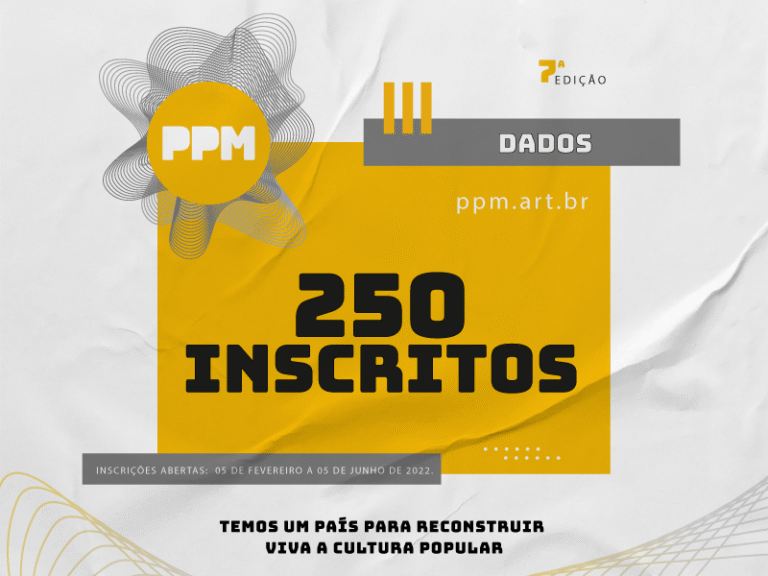 250 inscrições validadas na 7ª edição do Prêmio Profissionais da Música