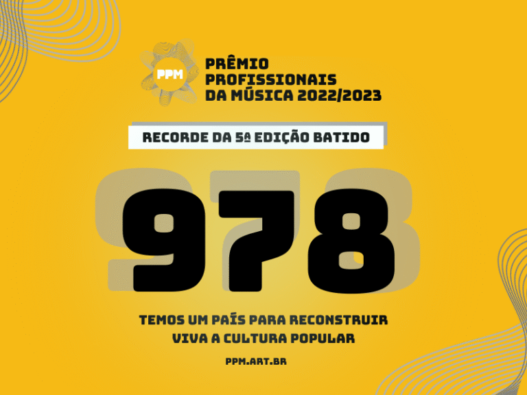 Prêmio Profissionais da Música anuncia novo recorde de inscrições