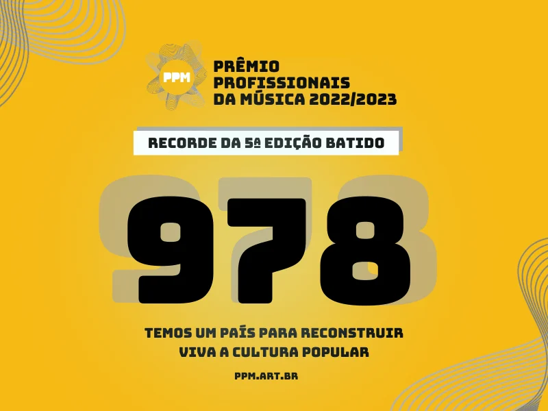 Prêmio Profissionais da Música anuncia novo recorde de inscrições