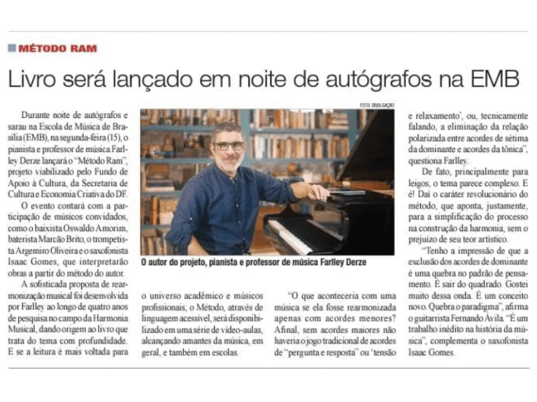 É hoje que o mundo conhecerá o Método Ram de Farlley Derze