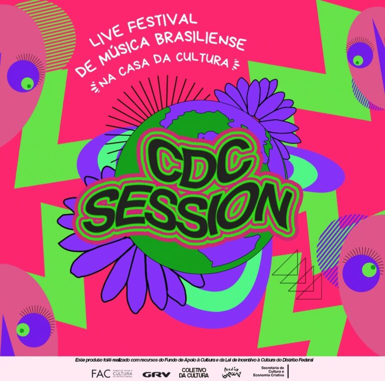 Em 11 de setembro, teremos a gravação do festival CDC Sessions com novos artistas de Brasília