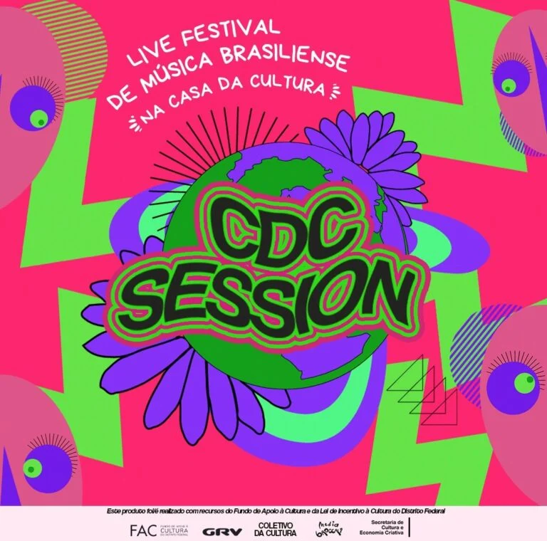 Em 11 de setembro, teremos a gravação do festival CDC Sessions com novos artistas de Brasília