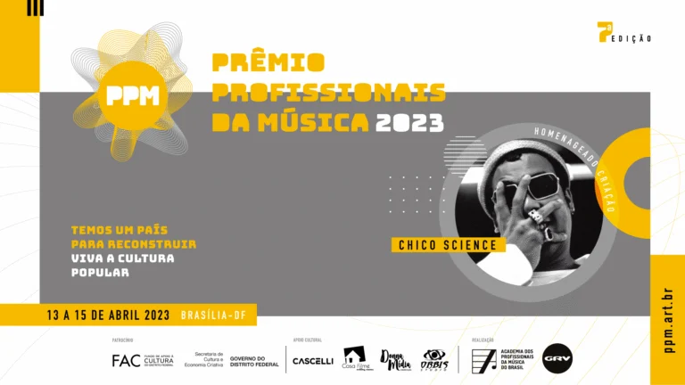 Anunciado o 1º homenageado da 7ª edição do Prêmio Profissionais da Música. Viva Chico Science